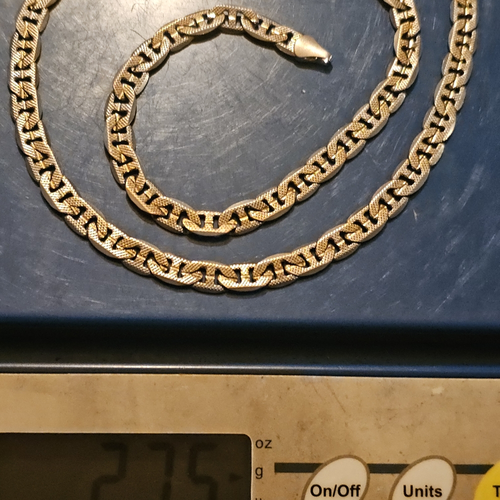 Men's Elegant Gold Chain Necklace